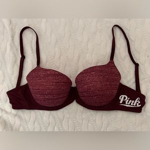 PINK wired lightly lined t-shirt bra